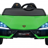 Elektrisches Kinderauto Lamborghini Revuelto XL – grün, 24 V, 4x200 W, Doppelsitz