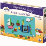 Magnetische Teile Der kleine Maulwurf auf Reisen