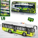 Interaktiver grüner Bus mit Licht und Sound 1:16