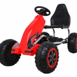 Großes Kinder-Tret-Go-Kart Rot