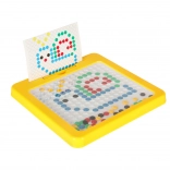 Montessori magnetisches Mosaik für Kinder, Gelb 26 × 26 cm