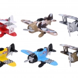 Metallflugzeug mit Rückziehmotor 12 × 15,5 cm