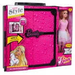 Mega-Garderoben-Set mit Puppe