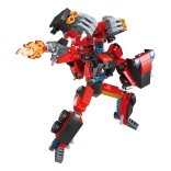 Qman Iron Fist Commander – transformierender Roboter und Kampf­fahrzeug, 333 Teile