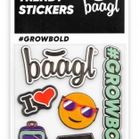 Stylische Aufkleber Bágål