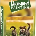 Diamantmalerei Freunde auf der Wiese 30x40 cm