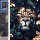 Norimpex Diamantmalerei Verborgener Löwe 30x40 cm