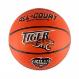 Basketball – aufgepumpt, 31 cm, im Netz