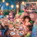 Ravensburger Puzzle Magisches Abendessen XXL