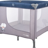 Kinderlaufstall FREEON Elefant – grau/blau