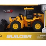 Baufahrzeug Radlader 1:16 mit Schwungrad, Licht und Sounds
