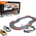 Autorennbahn 240 cm mit USB-Stromversorgung – Racing Collection