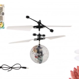 Fliegende Helikopter-Kugel mit LED-Licht und Handsteuerung