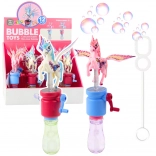 Seifenblasen Einhorn mit beweglichen Flügeln 23 cm