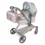 Klapptbarer Puppenwagen 3-in-1 mit Rucksack City X, 73 cm