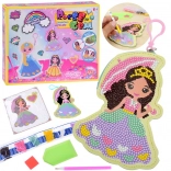 Kreatives Set mit Diamant-Sticker Prinzessin