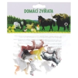 Set aus 10 Kunststoff-Hundefiguren