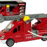 Rotes Feuerwehrfahrzeug TOYSTAR mit Wasser, Geräuschen und Lichtern