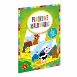 Sandbilder Kuh, Huhn