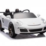 Elektrisches Kinderauto 4x4 – weiß, zweisitzig