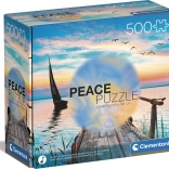 Puzzle 500 Teile Friedenskollektion Friedlicher Wind