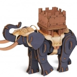 RoboTime hölzerne 3D-Puzzle kämpfender Elefant