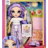 Rainbow High Junior High – Pyjama-Party Violet Purple Fashion-Puppe
