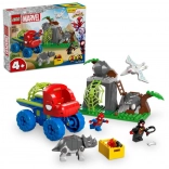 LEGO MARVEL SPIDEY Bauset: Rettungsmission des Teams im Dino‑Geländewagen