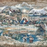 Diamantmalerei Das letzte Abendmahl 80 × 40 cm