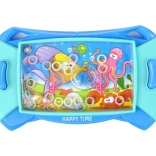 Wasserspiel Geschicklichkeit Meerestiere blaue Konsole