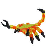 Klixx Creaturez Skorpion – biegsamer Klicker für kreatives Spielen