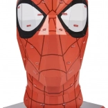 3D Papiermodell des SPIDER-MAN-Kopfs auf Sockel – 4D Build ohne Klebstoff