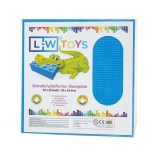 Große Bauplatte 50×50 Noppen blau