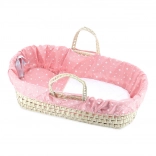 Petitcollin tragbare Basttasche Corail Etoilé für Puppen