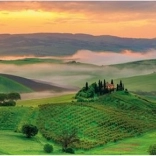 Panorama-Puzzle DINO – Sonnenuntergang, 1000 Teile