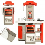 Smoby Kinderküche MINI TEFAL OpenCook elektronisch, klappbar auf Rollen