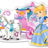 Maxi-Puzzle 12 Teile Prinzessinnenkutsche Castorland