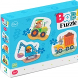 Dodo Kinderpuzzle Verkehr 3-in-1 (2, 3, 4 Teile)