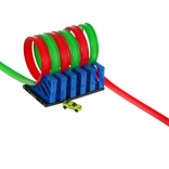 Kinder-Rennstrecke mit fünffacher Schleife