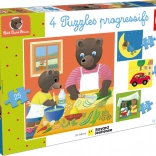 Educa Puzzle Petit Ours Brun 4 in 1 (12–25 Teile)