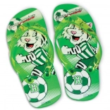 Sandalen MaDe mit Tiger und Fußball grün