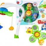 Musik-Mobile fürs Babybett 2-in-1 mit Aufzieh-Spieluhr
