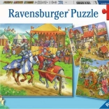 Ravensburger Puzzle Ritterturnier 3×49 Teile