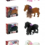 Pferdchen mit Mähnen-Spange – Set in verschiedenen Farben