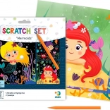 Kritzelbilder DODO Meerjungfrauen 20 × 20 cm