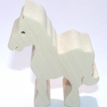 Fauna hölzernes Tier Pferd