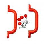 Kunststoffgriffe 2Kids Toys rot