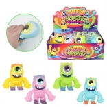 Gummi-Antistress-Monster 11 cm – Quetschspielzeug, Farbmix