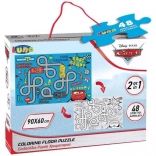 Luna beidseitiges Puzzle Autos Labyrinth 48 Teile