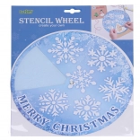 Weihnachtsschablone für Schnee – Fahrrad 31,2 × 25,5 cm